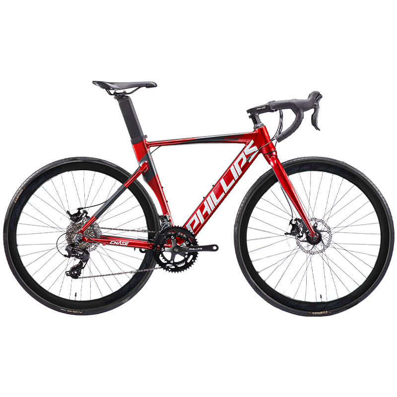 菲利普（PHILLIPS） 公路车 CHASE M码27速弯把 赤焰红（单位：辆）