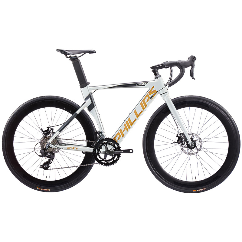 菲利普（PHILLIPS） 公路车 CHASE S码16速弯把线碟 雪山白（单位：辆）