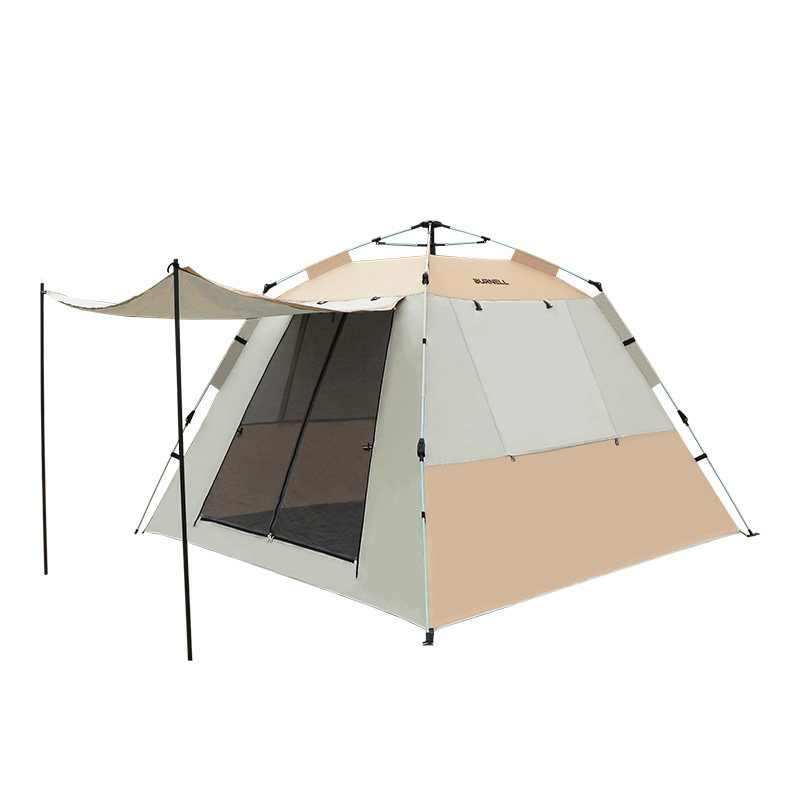 巴米乐（BURNELL） 山缦自动帐篷  BNL-HW7015 200*200*145cm 米黄色（单位：套）