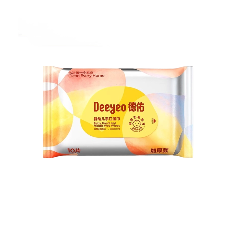 德佑 小包湿巾 2001DYWP805 10片*10包 咖色（单位：组）