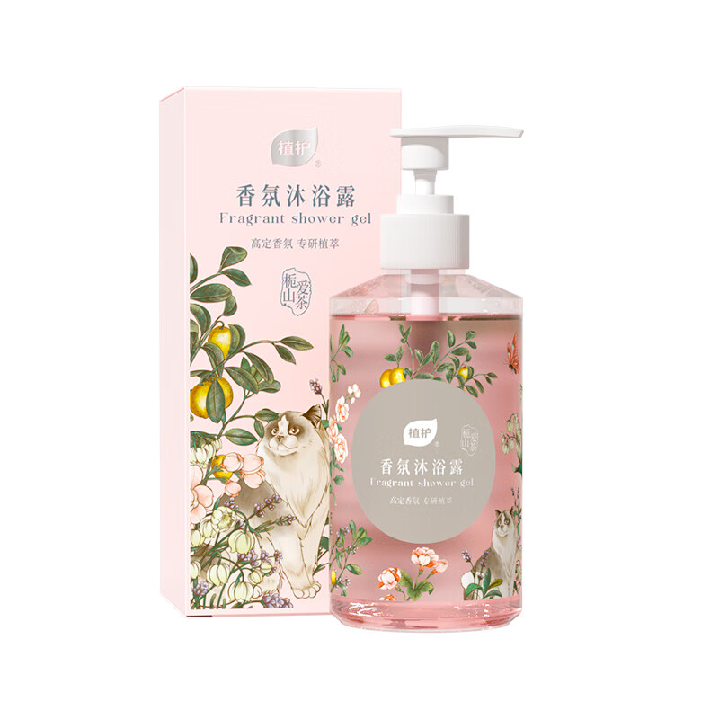 植护 沐浴露 氨基酸持久留香栀爱山茶 520ml 混色（单位：瓶）