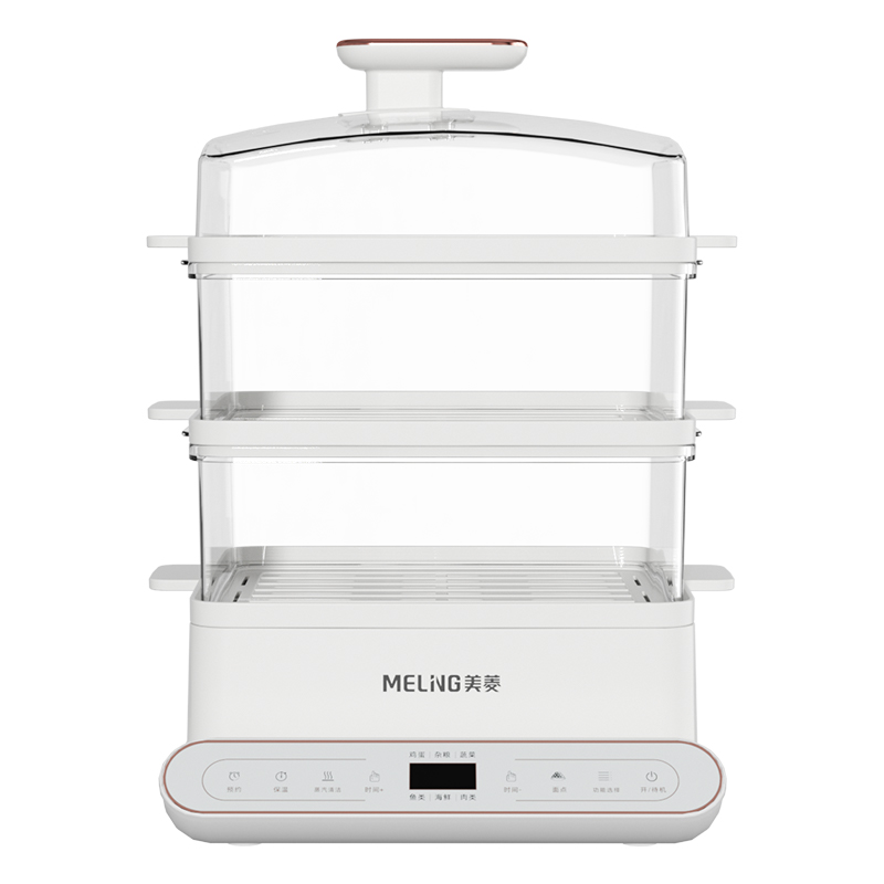 美菱（MeiLing） 三层大容量电蒸锅 MT-LC1826 18L 白色（单位：个）