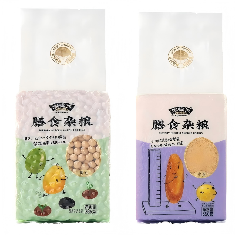 徽粮坊 绿色生态膳食 杂粮组合二 （黄豆286*1+ 小米350g*1） 混色（单位：份）