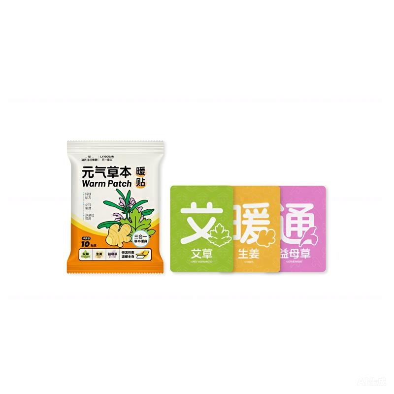 乐一享三 元气草本暖贴 海氏海诺 10贴/袋*4 象牙色（单位：组）