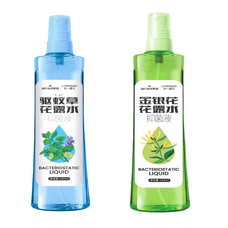 乐一享三 驱虫草花露水+金银花花露水 海氏海诺 195ml/瓶*6 混色（单位：组）