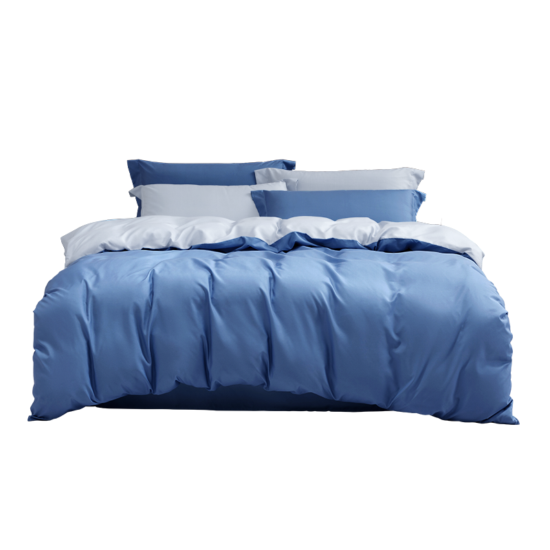 水星家纺 舒云蓝岸四件套 129250 尺寸200*230cm 蓝色（单位：套）