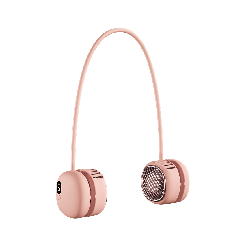须眉 挂脖小风扇 SF-L21 1000mAh 粉色（单位：台）