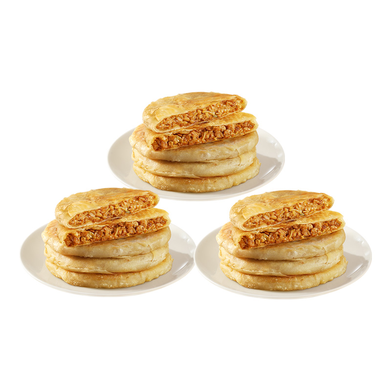 西贝功夫菜 牛肉馅饼 400g/袋 *3 金色（单位：组）