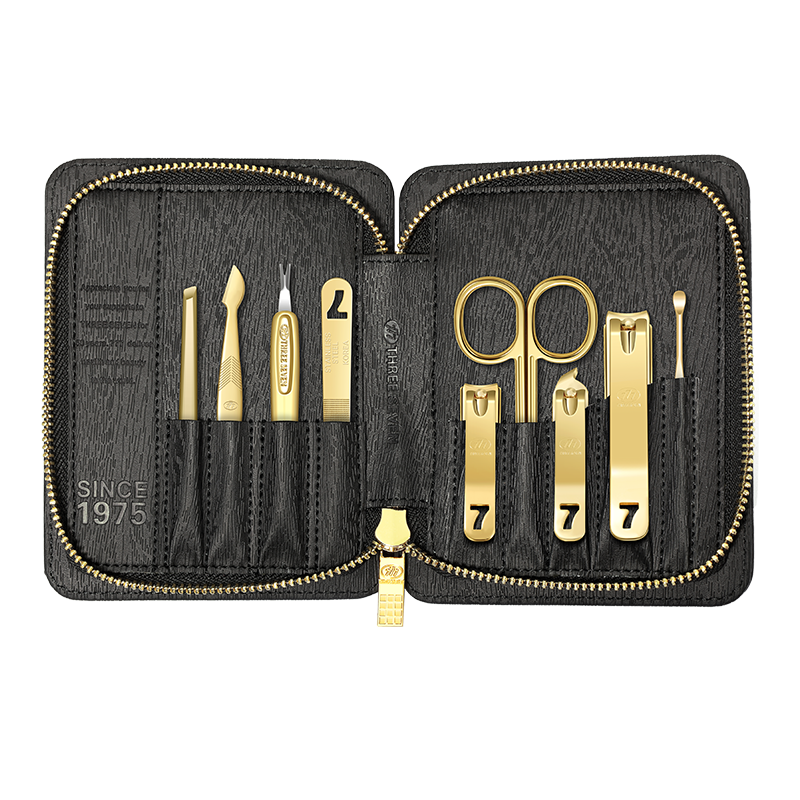 777（THREE SEVEN） 修甲套装 GNT-BM093G 九件套 曜石黑（单位：套）