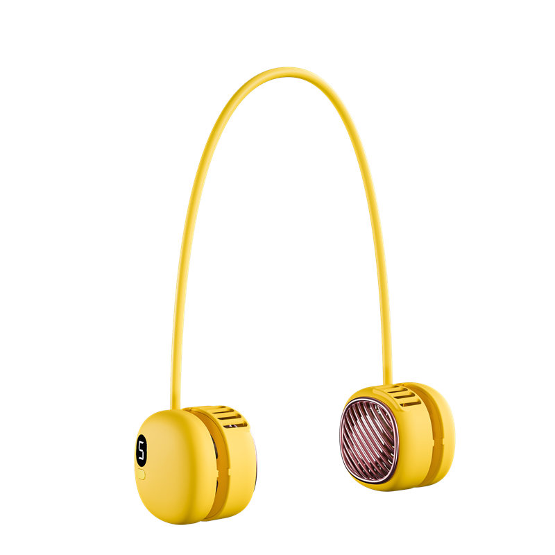 须眉 挂脖小风扇 SF-L21 1000mAh 黄色（单位：台）