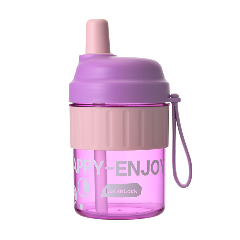 乐扣乐扣（LOCK&LOCK） 缤纷吸管杯 HAP535PUPFU 600ml 紫色（单位：个）