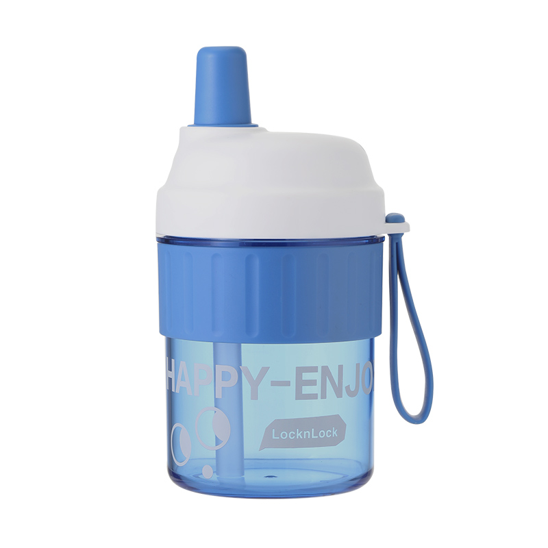 乐扣乐扣（LOCK&LOCK） 缤纷吸管杯 HAP535BLUFU 600ml 蓝色（单位：个）