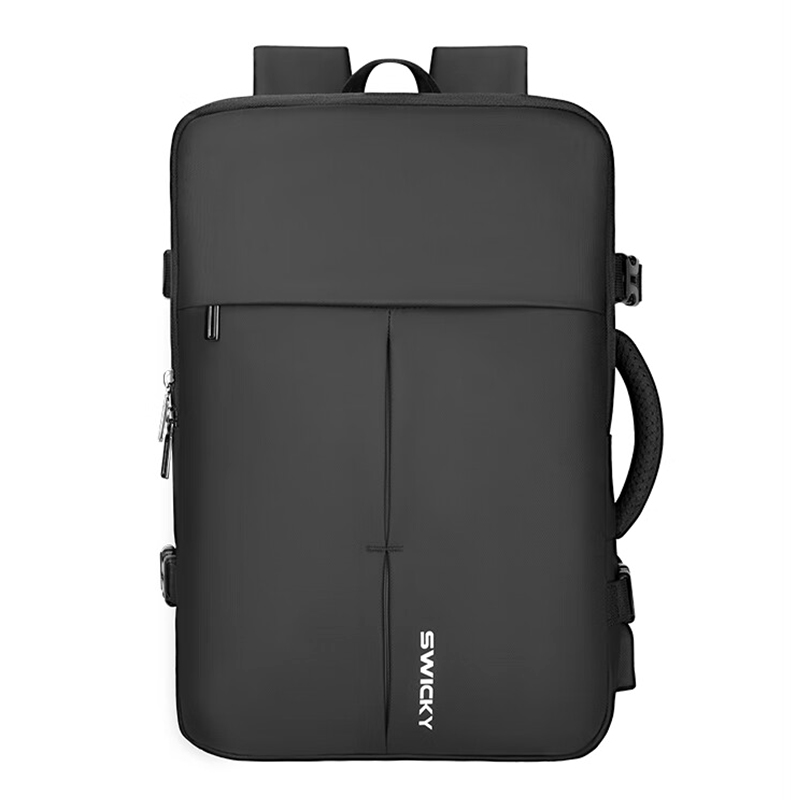 瑞驰（SWICKY） 大容量可扩容背包 88162大号 28*25*42CM 曜石黑（单位：个）