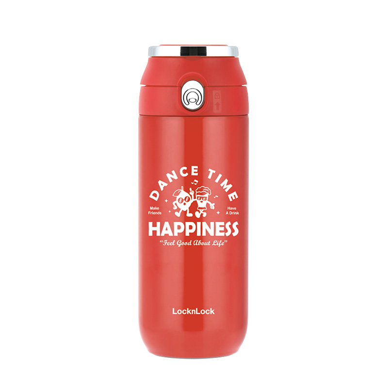 乐扣乐扣（LOCK&LOCK） 弹跳盖保温杯 LHC3331RED 460ml 红色（单位：个）
