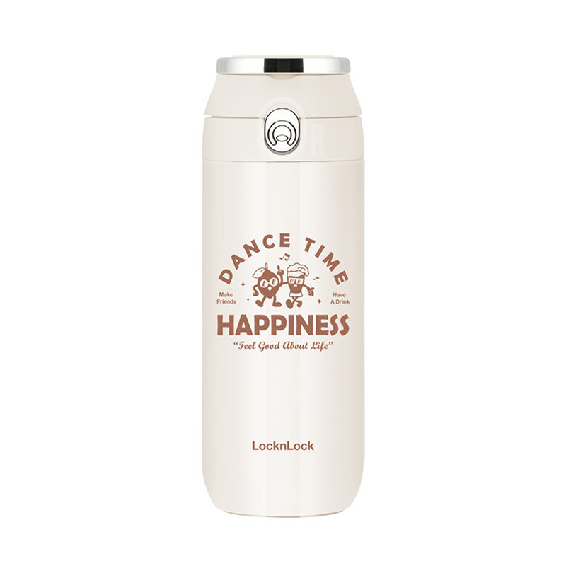 乐扣乐扣（LOCK&LOCK） 弹跳盖保温杯 LHC3331IVY 460ml 米色（单位：个）
