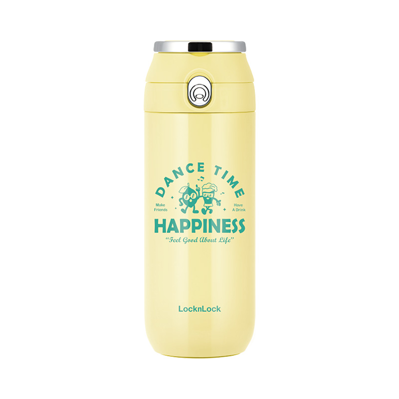 乐扣乐扣（LOCK&LOCK） 弹跳盖保温杯 LHC3331YEL 460ml 黄色（单位：个）