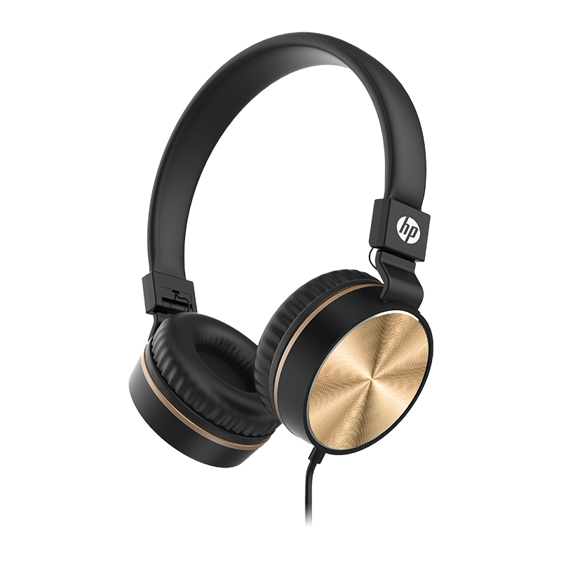  惠普（HP） 有线头戴式耳机 3.55接口平板电脑手机耳机 DHH-1206 40mm全频喇叭 香槟色（单位：个）