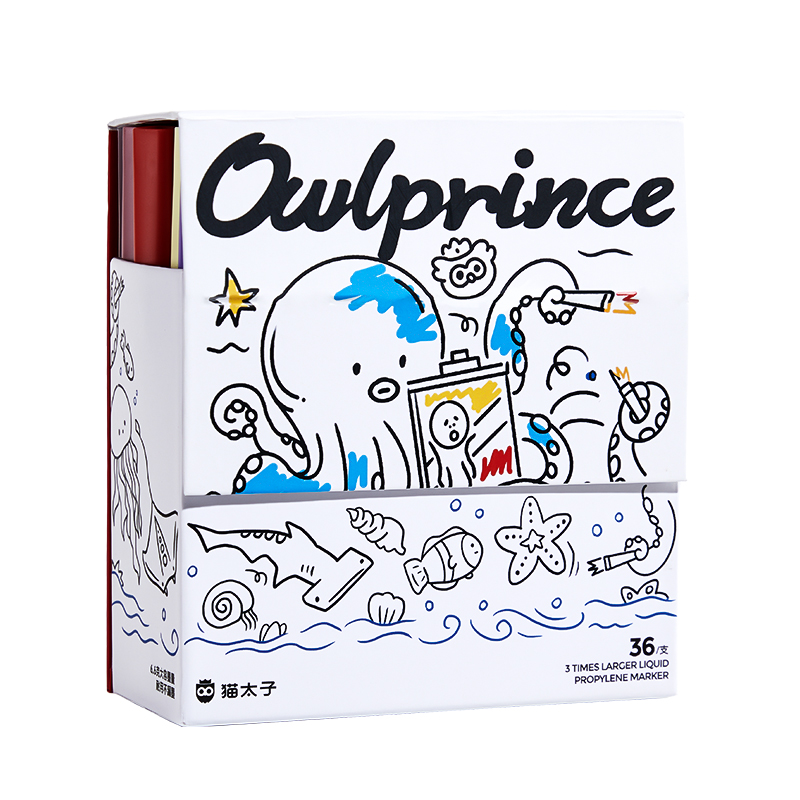 猫太子 马克笔 10122M3180-1C 36色 混色（单位：套）