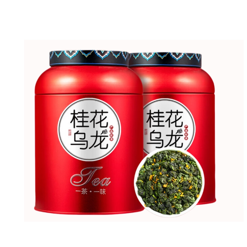天洲溪 桂花乌龙茶 乌龙茶 500g/2罐 红色（单位：组）