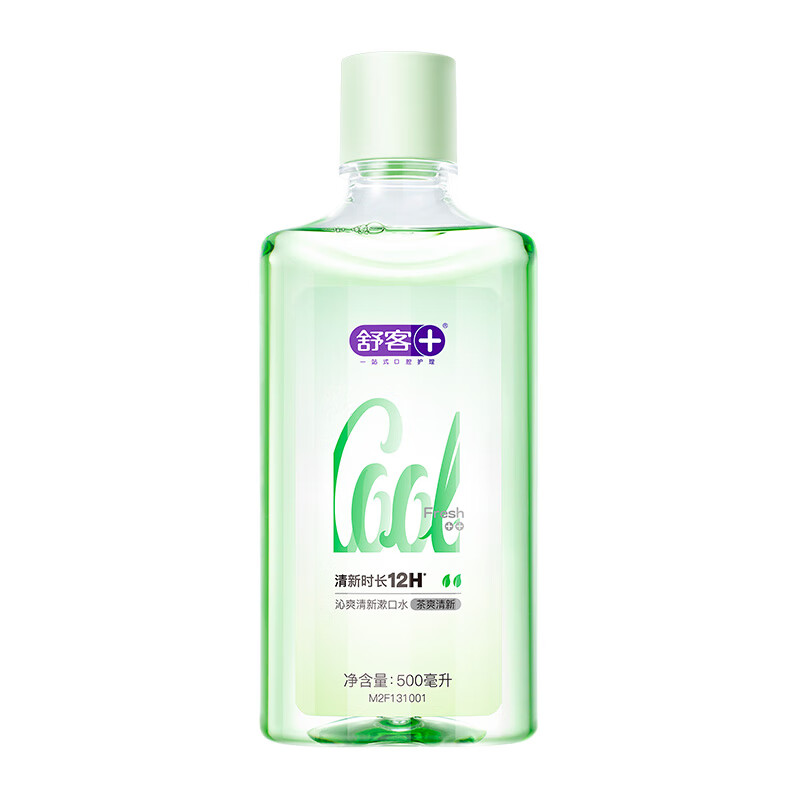 舒客 漱口水 清新口气温和不辣0酒精深层清洁 500mL*1 混色（单位：瓶）