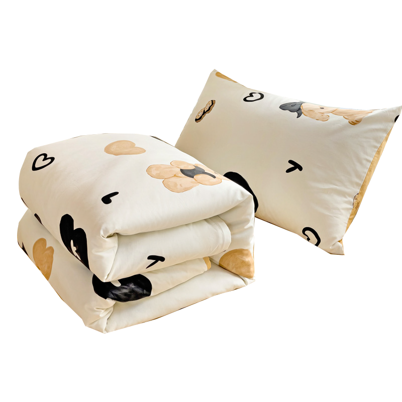 罗曼罗兰（ROMROL） 全棉三件套 亲密伙伴 160x210cm  白色（单位：套）