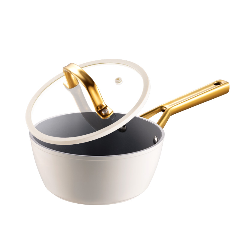 炊大皇 西厨不粘奶锅 XC18NG 18cm  象牙色（单位：只）