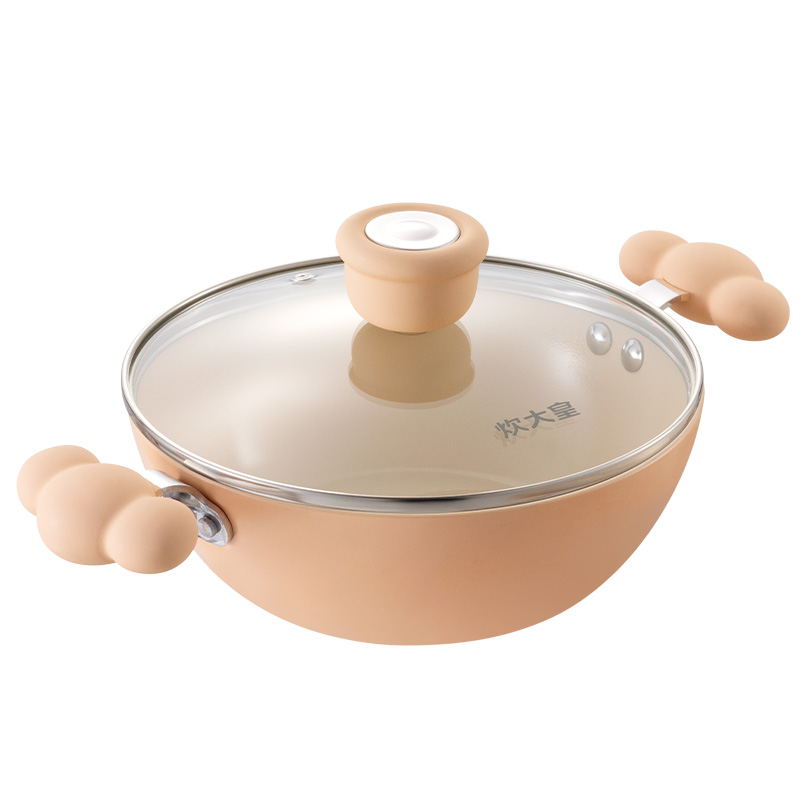 炊大皇 妙厨双耳炒锅 MC20SE 20cm 茱萸粉（单位：只）