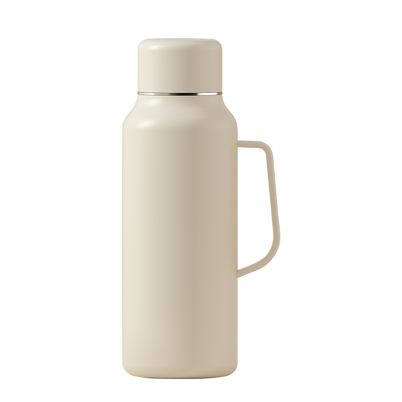 花间道 花小泡机械温显316内胆保温壶 H02-10H 1000ML 白色（单位：只）