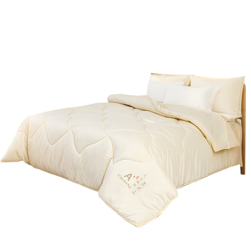 皇冠（CROWN） 云舒经典大豆被  T3510 200*230cm 象牙色（单位：床）