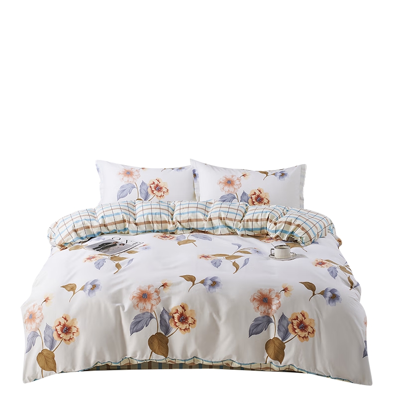 罗曼罗兰（ROMROL） 全棉200*230CM 晨园幽香R-qm001 四件套 白色（单位：套）