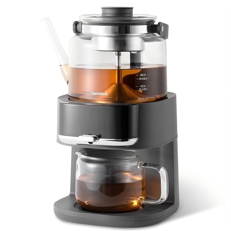 GLASSLOCK 喷淋煮茶器 GE-TE11SG 1L 黑色（单位：台）