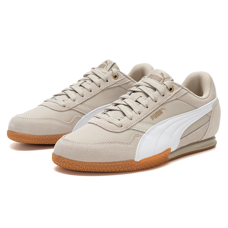 彪马（PUMA） 女低帮板鞋 403554-05 38.5 38.5 沙砾灰-彪马白-金色（单位：双）