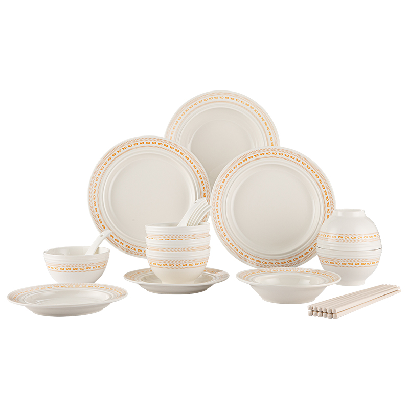 唯都  麦田守望餐具 W-CJ5424 24头  金色（单位：套）