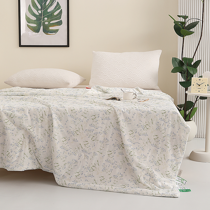 圣夫妮 薄荷凉感空调被 SFN-213 150*200cm 1.5米 白色（单位：床）