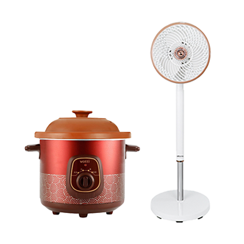 华帝（VATTI） 电炖锅+万和循环扇组合 VDG001C+WZ-FA32-J01 3.5L+80W（2件） 混色（单位：套）
