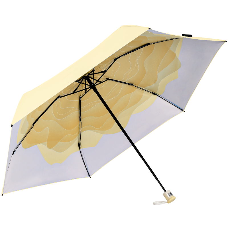 mamoru 五折六K渐变 花朵伞 270g  玉子黄（单位：把）