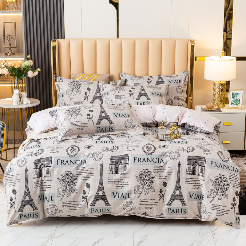 圣夫妮 雅棉四件套 SFN-036 梦巴黎 2.0米 混色（单位：套）