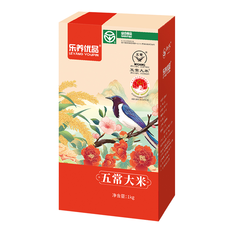 乐养优品 五常大米 喜鹊礼盒系列 1kg 混色（单位：袋）