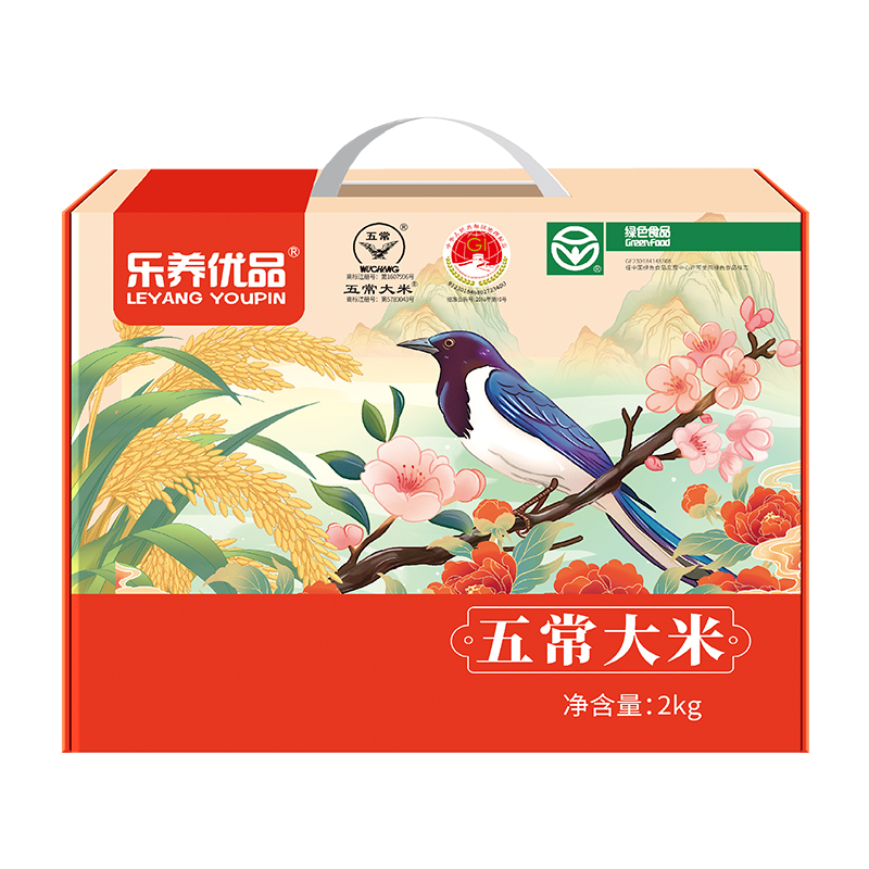 乐养优品 五常大米 喜鹊礼盒系列 2kg 混色（单位：盒）