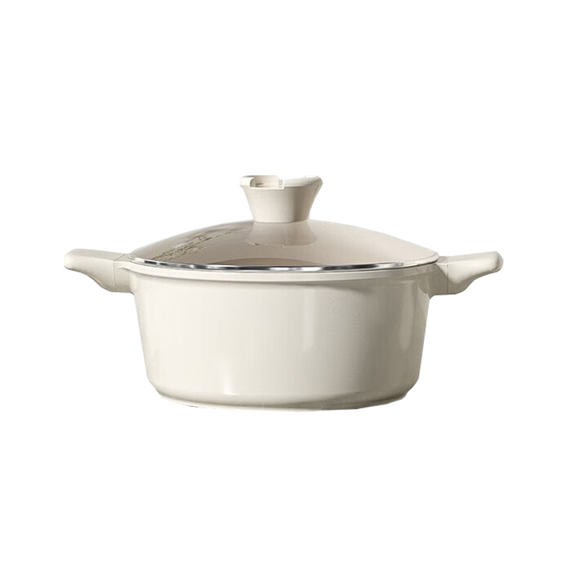 红厨Redchef 白陶系列汤锅 RTA20B22-WC 20cm 外白内咖（单位：个）