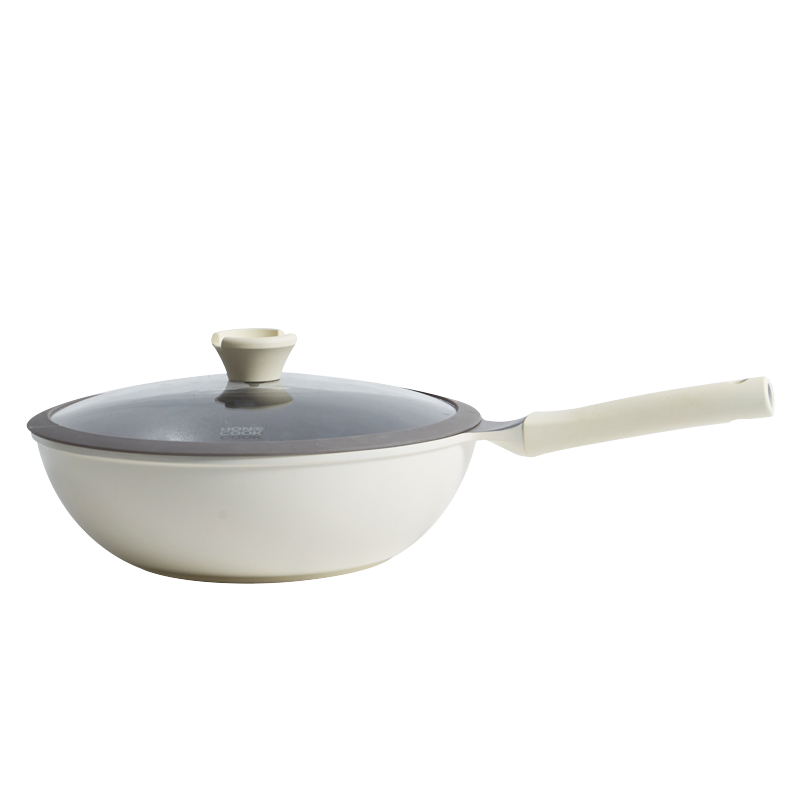 红厨Redchef 白陶系列深煎锅 RSJA28B23-WZ 28cm 外白内棕（单位：个）