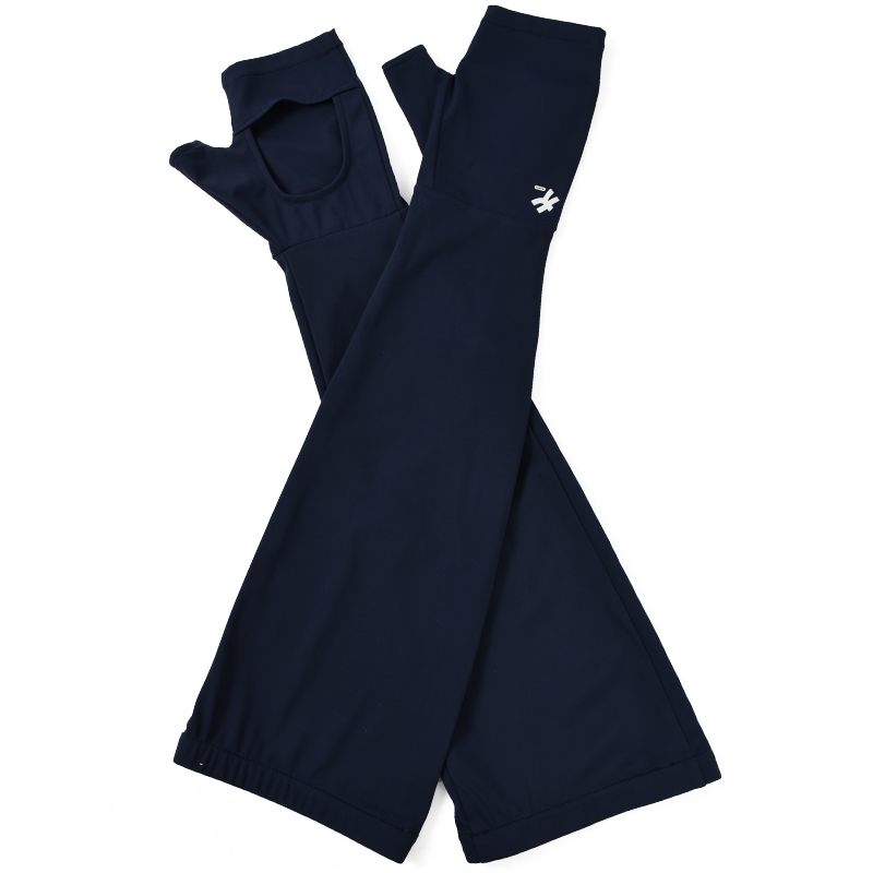 卡蒙（Kenmont） 防晒手套长款冰袖手套护袖宽松 KM-3784 55cm 102靛蓝色（单位：双）