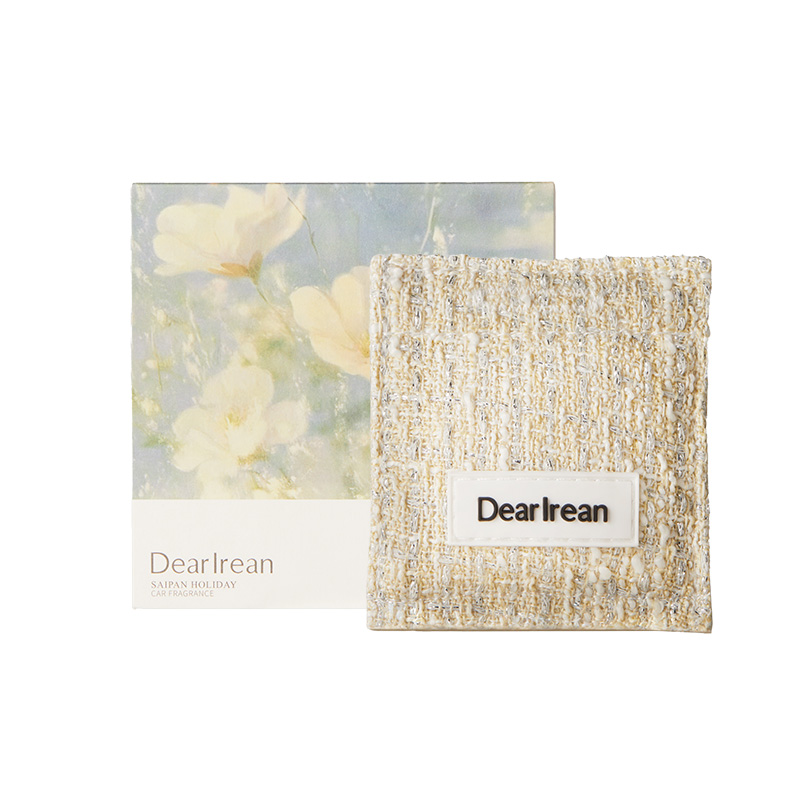 独特艾琳（Dear lrean） 小香风车载香薰 塞班假日 13g 象牙色（单位：盒）