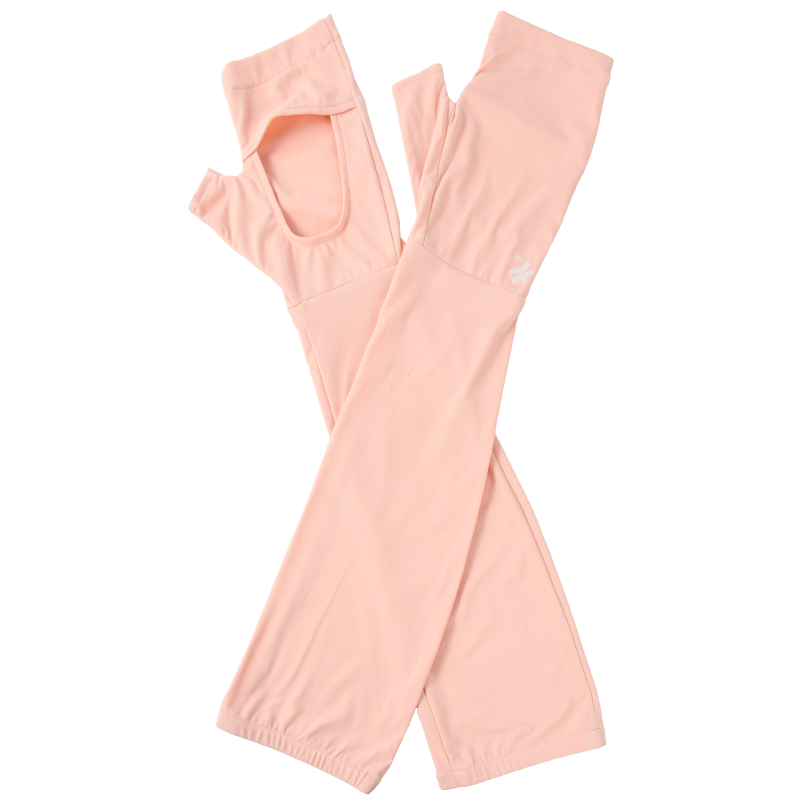 卡蒙（Kenmont） 防晒手套长款冰袖手套护袖宽松 KM-3784 55cm 66裸粉色（单位：双）