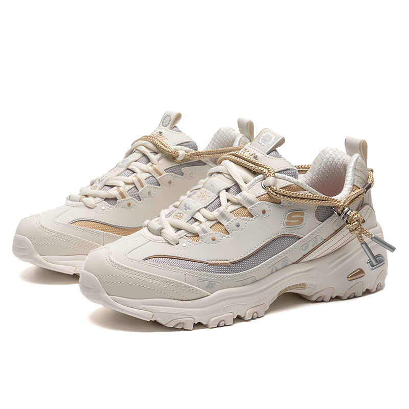 斯凯奇（Skechers） 女休闲鞋熊猫鞋 800028-NTGD 39 39 象牙色（单位：双）