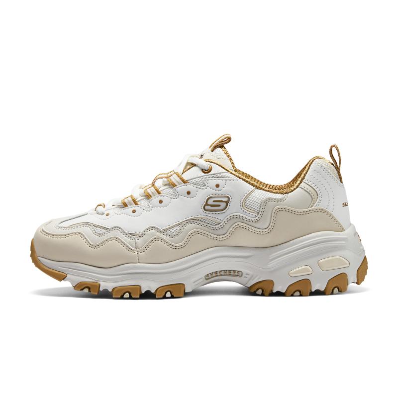 斯凯奇（Skechers） 女运动休闲鞋熊猫鞋 149792-NTTN 39 39 自然色/棕褐色（单位：双）