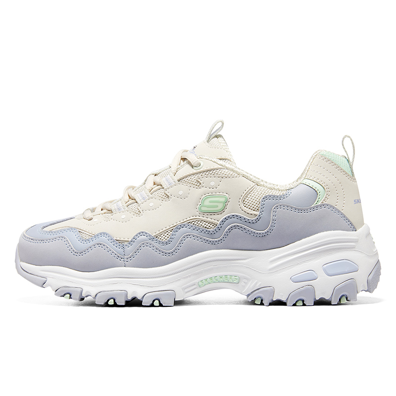 斯凯奇（Skechers） 女运动休闲鞋熊猫鞋 149792-WPW 39 39 白色/长春花色（单位：双）