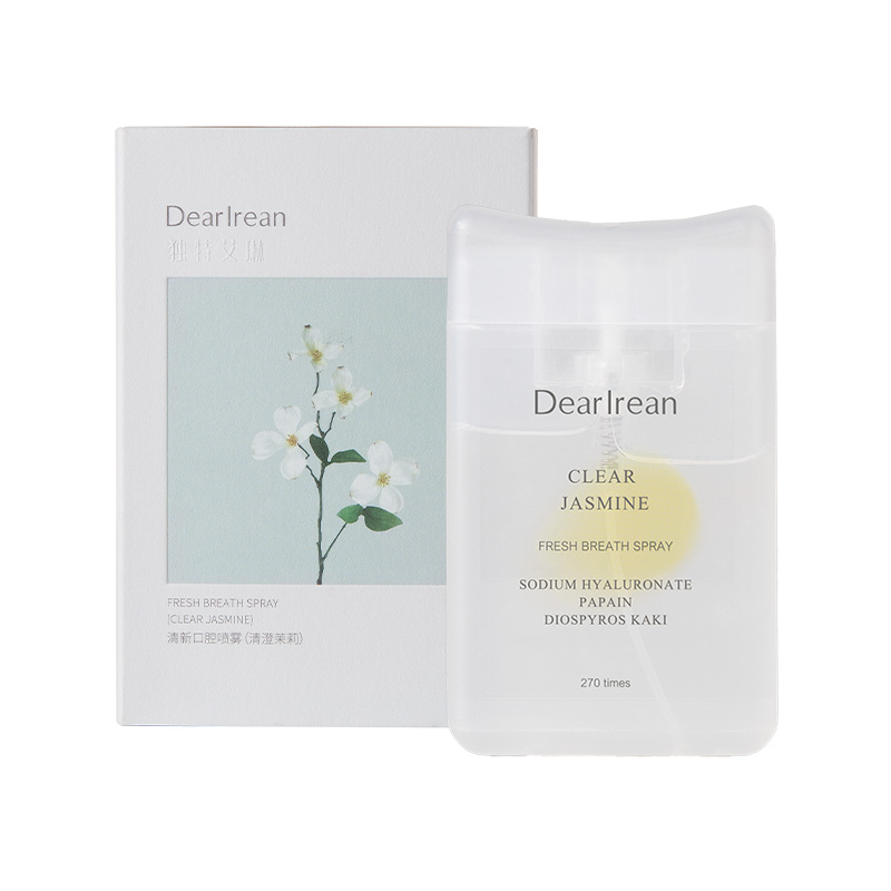 独特艾琳（Dear lrean） 清新口腔喷雾 清澄茉莉 17ml  黄色（单位：支）