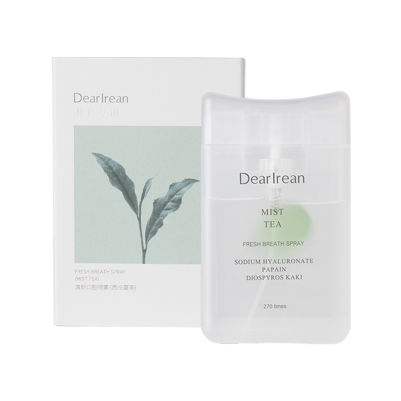 独特艾琳（Dear lrean） 清新口腔喷雾 西泠雾茶 17ml  绿色（单位：支）