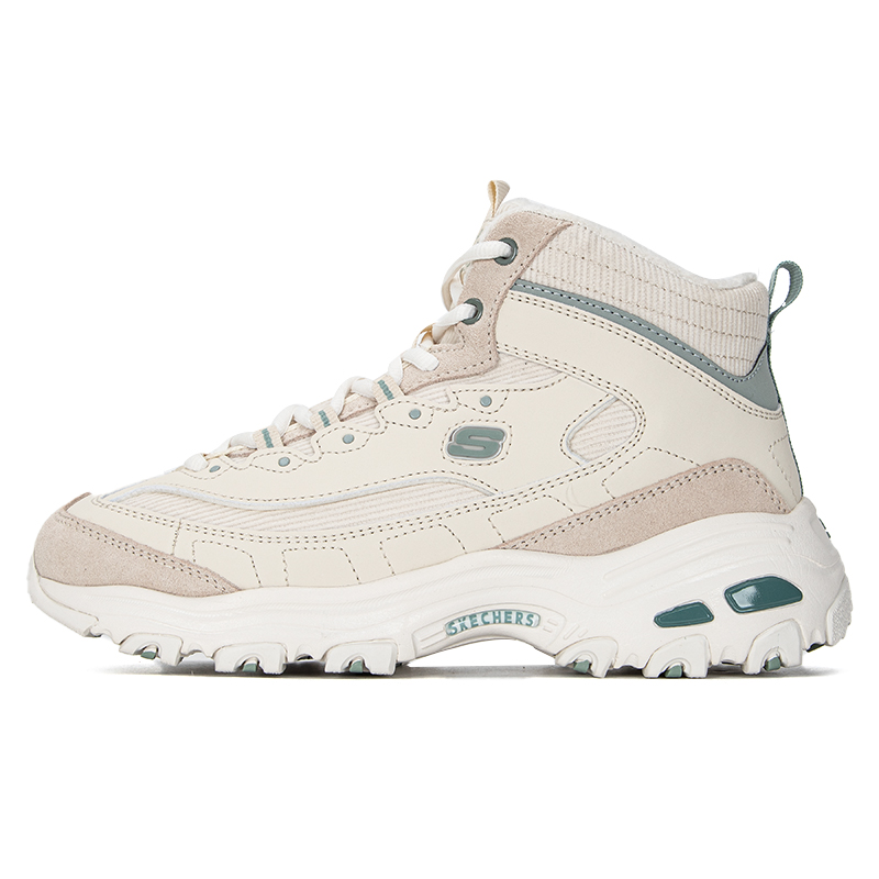 斯凯奇（Skechers） 女运动休闲鞋熊猫鞋 167570-NTGR 38.5 38.5 绿色/自然色（单位：双）